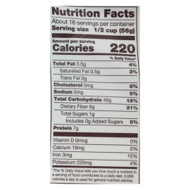 Bob's Red Mill Organic Gluten-Free Thick Rolled Oats 32 Oz. Case Dried Instant Oat Flakes/Oatmeal