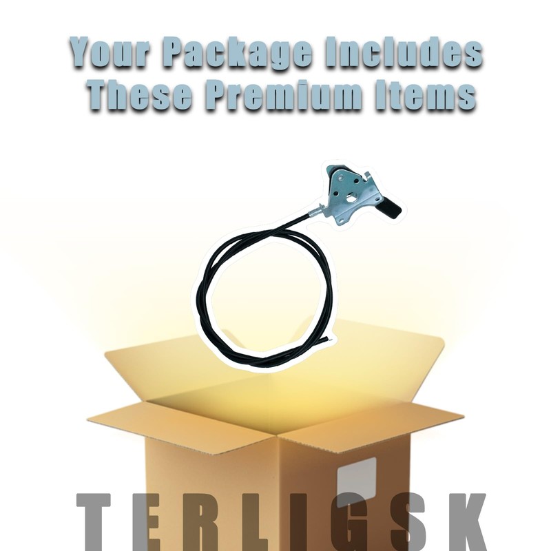 TERLIGSK 290-348 Heavy-Duty Throttle Control Cable Compatible with Exmark 116-1972,
