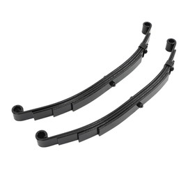 ANTUKO 2 Pieces Trailer Leaf Spring 4 Leaf Double Eye 1750 lbs Replacement for 3500lbs Axle SW4B