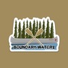 Boundary Waters Canoe Area - Sticker, 3" Vinyl Sticker, Water