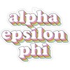 Alpha Epsilon Phi - Retro Air Freshener - 2/Pack
