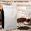25 Pack 2.5KG Coffee Bags with Valve Large Capacity Stand