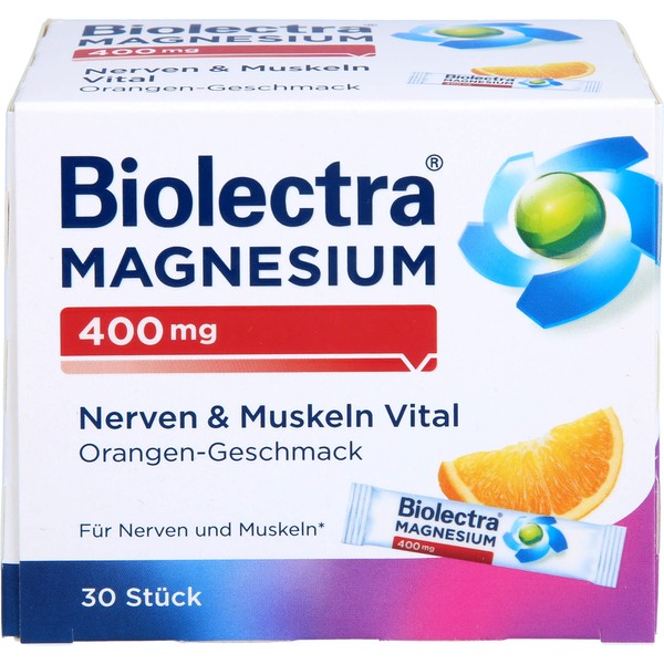 Biolectra Magnesium 400mg, 30X1.9 g PEL