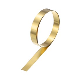 M METERXITY Brass Sheet Roll, 39"x 0.4"x 0.004"(LxWxT) Metal Foil Plate, Hardware Brass Plate, Brass Foil Roll for Crafts/Electrical Repairs/DIY Projects/Grounding