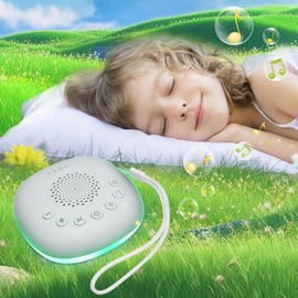 White Noise Sound Machine - Portable Soothing Sleep Machine,USB Charging Calming Sleep Device for Indoor Outdoor Home Travel Study Room Nursery