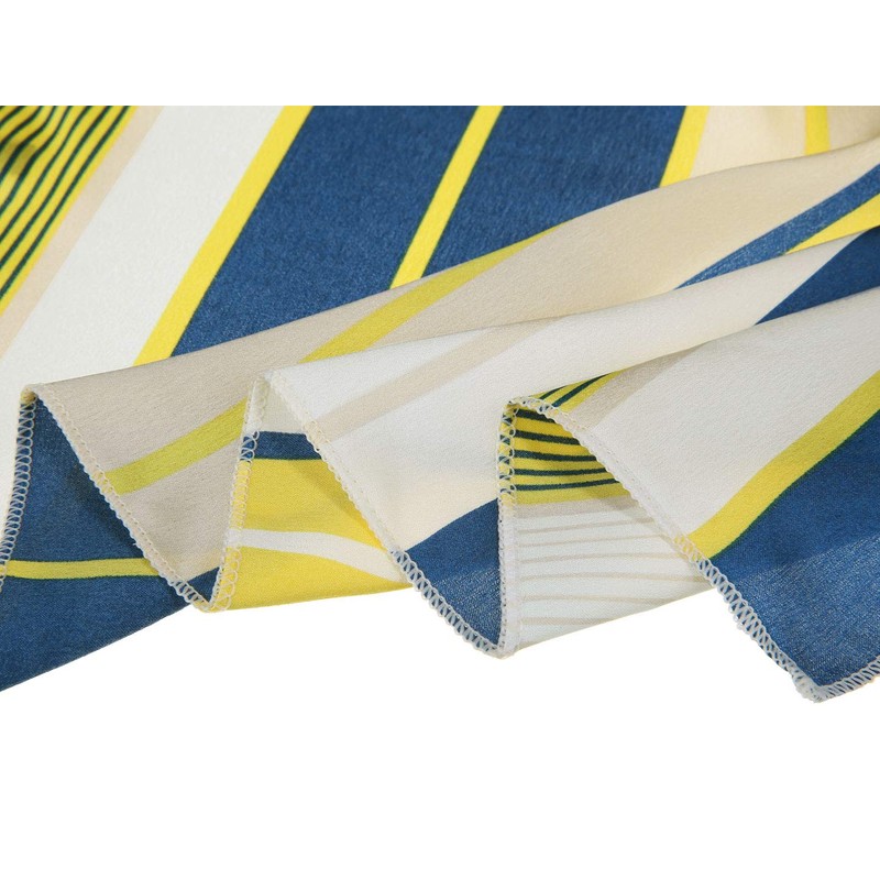 Allegra K Women's Striped Scarf, Neckerchief, Square Scarf, Hair Decoration,