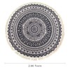 Terafeels Rug Circle Rug Round Area Rug Cotton Woven Rug