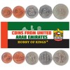Set of 5 Coins from United Arab Emirates. 5, 10,