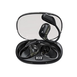 Open Ear Kopfhörer kabellos Bluetooth 5.4 mit 4 Mic Luftleitung Knochenschall Sportkopfhörer Wireless Air Bone Conduction Headphones Headset Bluetooth mit Bügel für Gym Joggen Laufen Radfahren