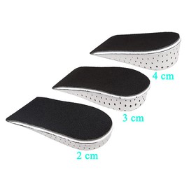 Unisex Breathable Invisible Increased Insoles Shoe Pad, Increasing Shoe Insoles Raised Shoe 2 cm - 5 cm Shoe Pad (3 cm)
