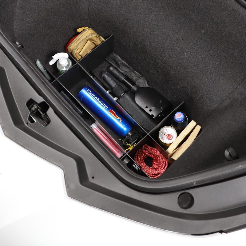 Daeiclru Front Trunk Dividers Organizer Compatible with Corvette C8 Stingray