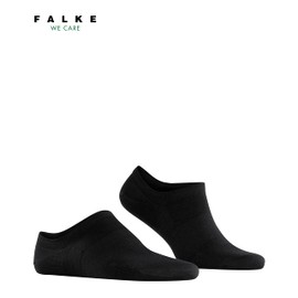 FALKE Men's ClimaWool Socks Breathable Climate-Regulating Odour-Inhibiting Wool Lyocell Very Durable Reinforced Elegant Fine Ultra Light Feel on the Skin 1 Pair, Black 3000.