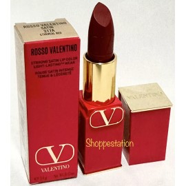 Valentino Rosso Valentino Striking Satin Lip Color Refillable Shade 217A ETHEREAL RED 3.4g