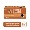 Victor Allen's Coffee Pumpkin Spice Flavored, Medium Roast, 80 Count,