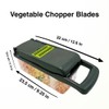 Kitchen ideas Veggie slicer 16 pieces (Gray, 1) 16 pieces