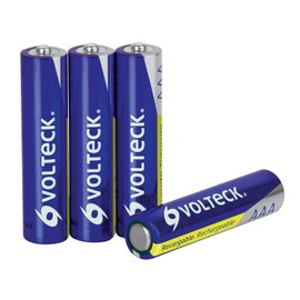 Volteck RE-AAA2, Pilas recargables, uso general, AAA, 600 mAh, 4 piezas