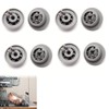 WEZCHUGHAOL 8Pcs Dishwasher Lower Rack Wheel Replacement, Compatible with Brands