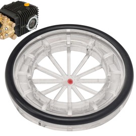 5140114-67 Pressure Washer Pump Glass Oil Cover & O-Ring Kit Compatible with D-EWALT Comet Sight