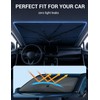 Proadsy Windshield Sun Shade Umbrella for Kia Sorento 2021-2025 2026