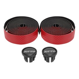 BULLSPANN 1 Pair Bicycle Handlebar Tapes, Cork Bicycle Handlebar Tapes, Bicycle Handlebar Tape, Carbon Fibre Pattern Cycling Handlebar Wrap for Road Bike, Mountain Bike, 210 x 3 cm, Thickness 3 mm