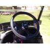 Huskey 13" Golf Cart Steering Wheel Carbon Fiber Look W/