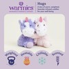 warmies Hugs Duo, Microwavable & Weighted Stuffed Animals, Unicorn -