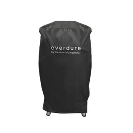 Everdure by Heston Blumenthal 4K Charcoal Grill & Smoker Long Cover, Durable Straps, Waterproof Lining and 4 Season Protection, Black