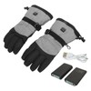 1 Pair Heated Gloves Smart Battery Powered Winter Warm Gloves