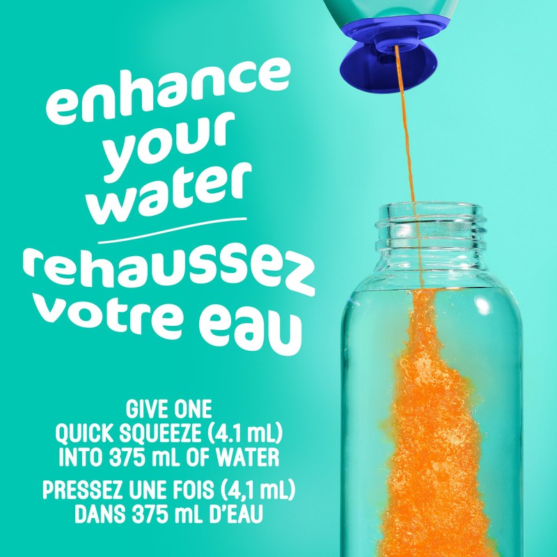 MiO Sport Orange Electrolyte Liquid Water Enhancer, 48mL/1.6 fl. oz.,