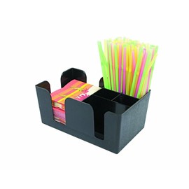 Genware Black Bar Caddy 24cm X 15cm - Single of 1