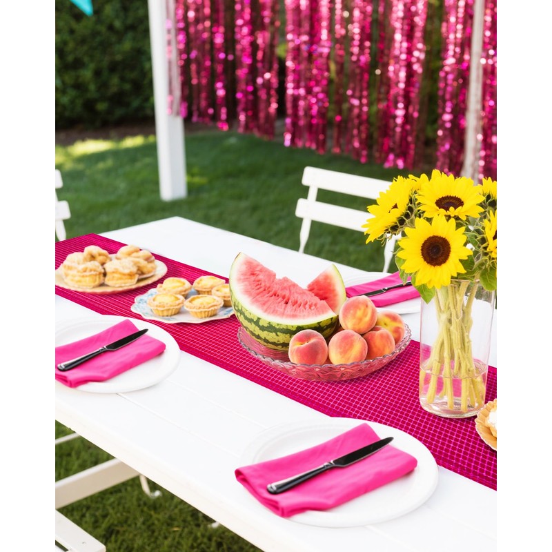 Eternal Beauty Disco Table Runners 48 Inches Long Glitter Sequin