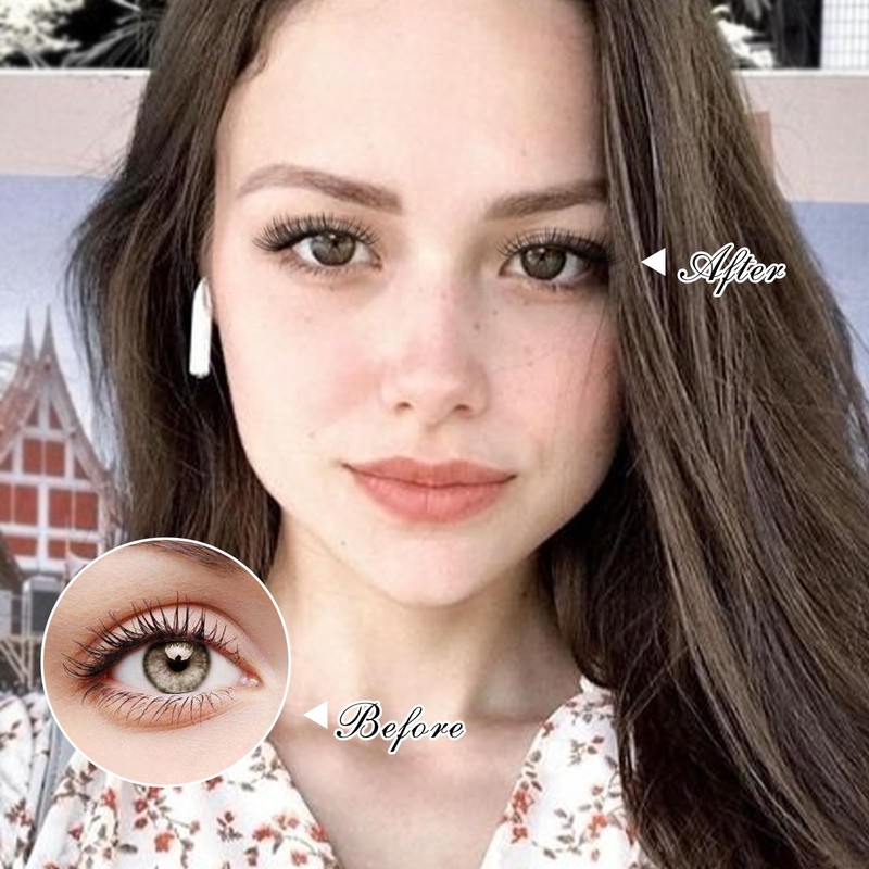 Oreola False Eyelashes Individual 80D Natural Individual Eyelash Cluster Wispy