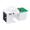 DIYTECH DC Keystone Jack, Power, 12v, 5.5mm x 2.1mm Connector