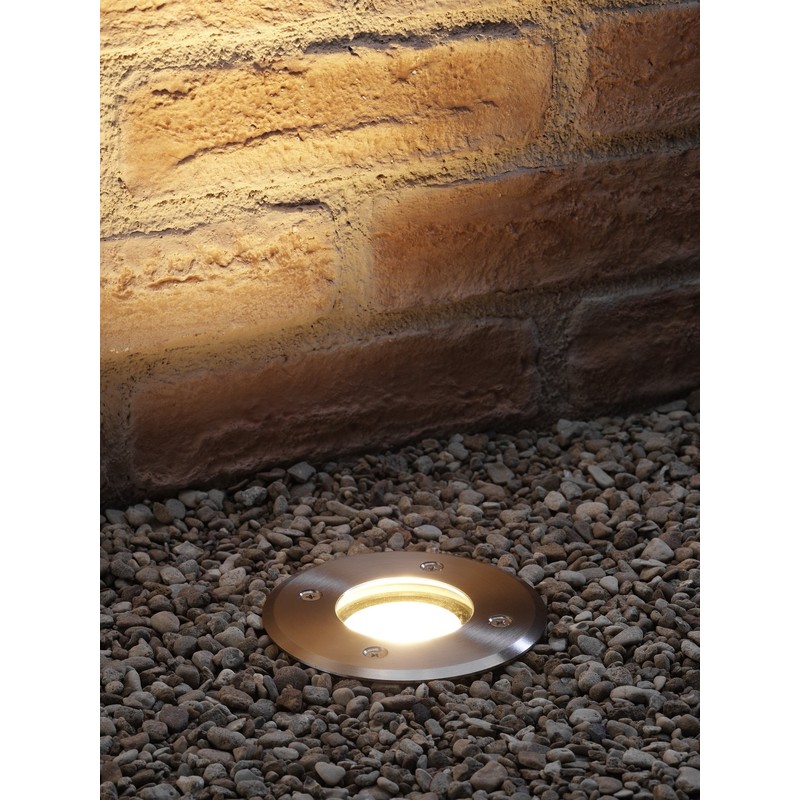 Auraglow Deep Recessed GU10 Holder Garden Ground Path Deck Light