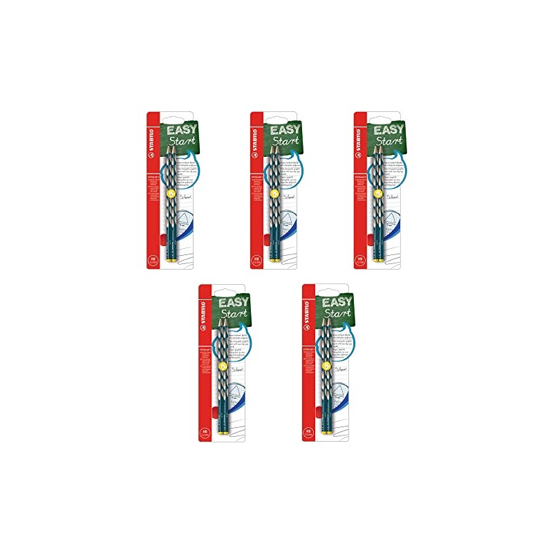 Thin Ergonomic Graphite Pencil - STABILO EASYgraph S - Left-Handed