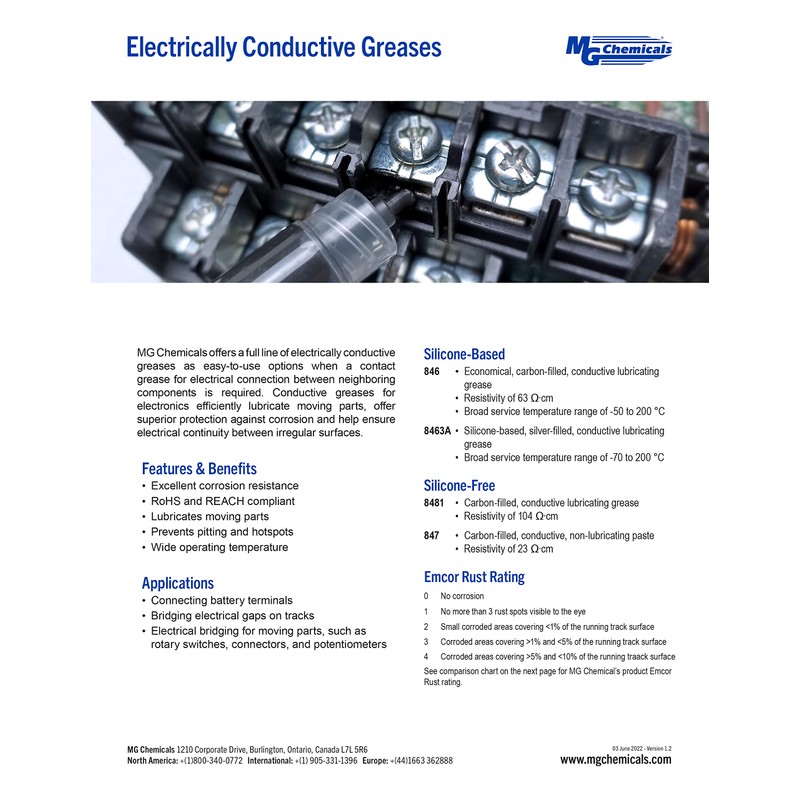 MG Chemicals - 846-1P Carbon Conductive Grease, 1 pint Tub,