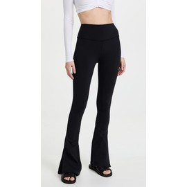 SPLITS59 Women's Raquel High Waist Supplex Flared Legging, 32”, Black, XL