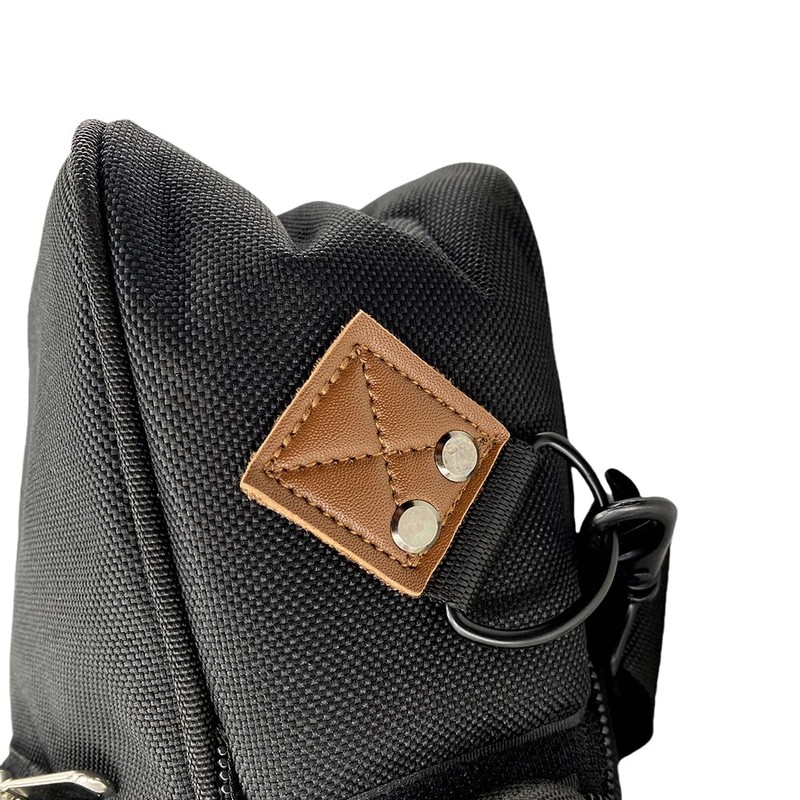 YoungMonic Tenor Saxophone Soft Case Black Nylon, Double Zippers with