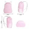 BAVELOE Drawstring Backpack with Wet Pocket & Shoe Compartment, Water-Resistant