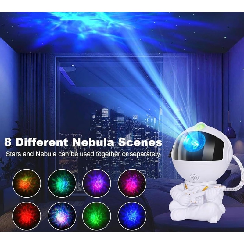 422 Store Astronaut Galaxy Projector Night Light with Remote Control