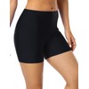 Mycoco Pantalones cortos de natación largos para mujer, UPF 50+,