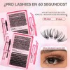Kit De Extensión De Pestañas Postizas Naturales De 30d50d