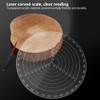 Transparent Acrylic Center Finder Woodworking Compass for Circle Center Finding