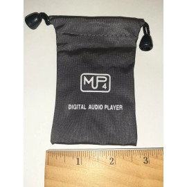 Universal Drawstring Bag Pouches Gray For Mini Stuff Cellphone Case Protector Mp3 Mp4