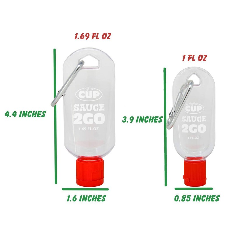 By The Cup Sauce 2 Go Keychains 1.69 Fluid Ounce