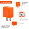 Keenso 2 Pin 12V Universal Motocicleta Turn Signal Flasher Relay,