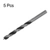 sourcing map 5pcs Brad Point Drill Bits 6mm Precise Cutting