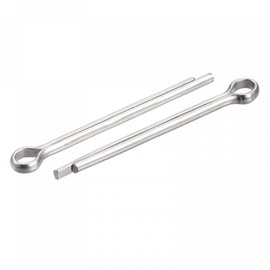 sourcing map Split Split Split Pin 2.5 mm x 30 mm 316 Stainless Steel Clip Attachment for Automotive Industry Mechanics Silver Pack of 15