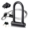 Candado Tipo U Para Bicicleta Seguridad Con 3 Llave 3pcs
