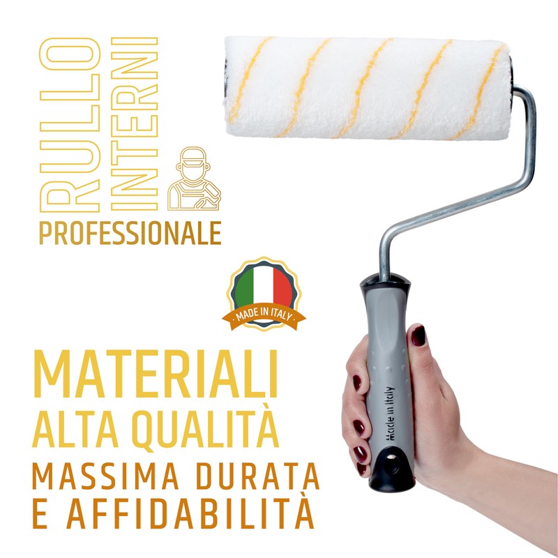 PENNELLIFICIO 2000 | Professional Roller for Smooth Walls, Made of